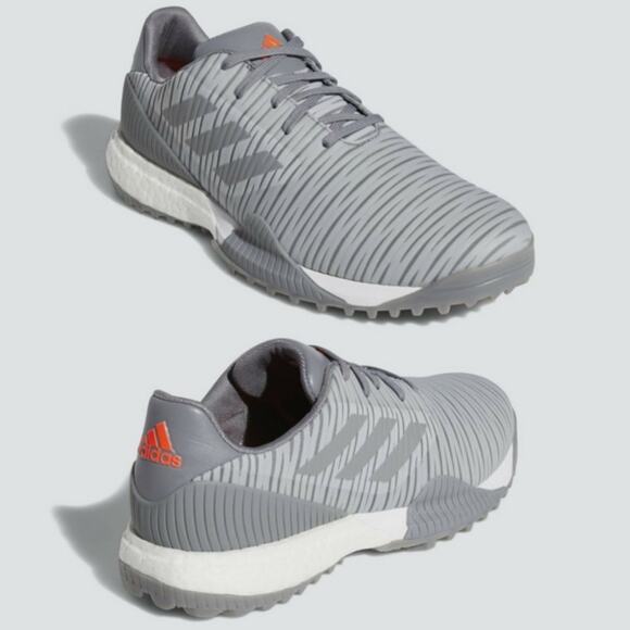 NWT Adidas CodeChaos Sport Spikeless‎ Golf Shoe In Grey/Red Sz 9 WIDE Athletic main image 10